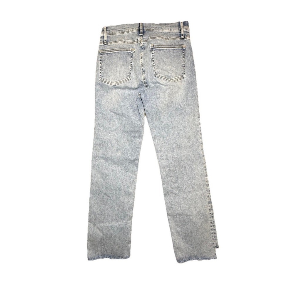 Frame jeans le high straight sz 28 organic cotton distressed hem Ankle Colorado - Picture 5 of 10